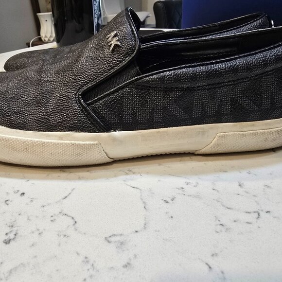 MICHAEL KORS Teddi Signature Logo Slip-On Size 7 Women's Used Nice - Picture 6 of 10